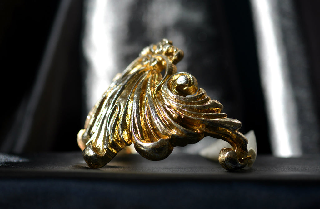 Elegant Golden&champagne  "Millefoglie" necklace