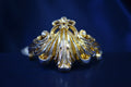 Elegant Golden&champagne  "Millefoglie" necklace