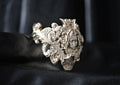 Elegant bracelet with silver foil