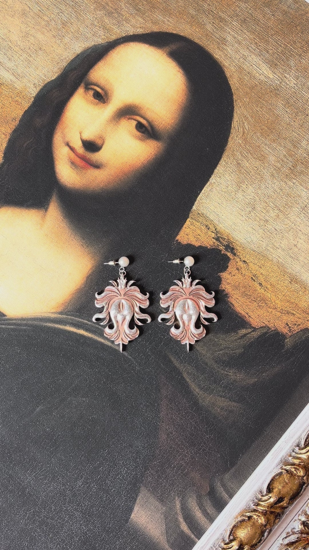 Luxurious and unique handmade earrings